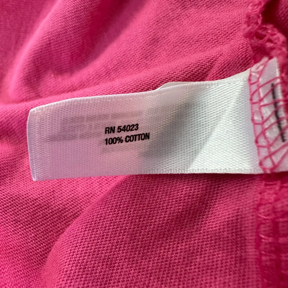 Gap Kids Girls Pink 100% Cotton Smocked Cami Babydoll Tank Top Size M 6-7